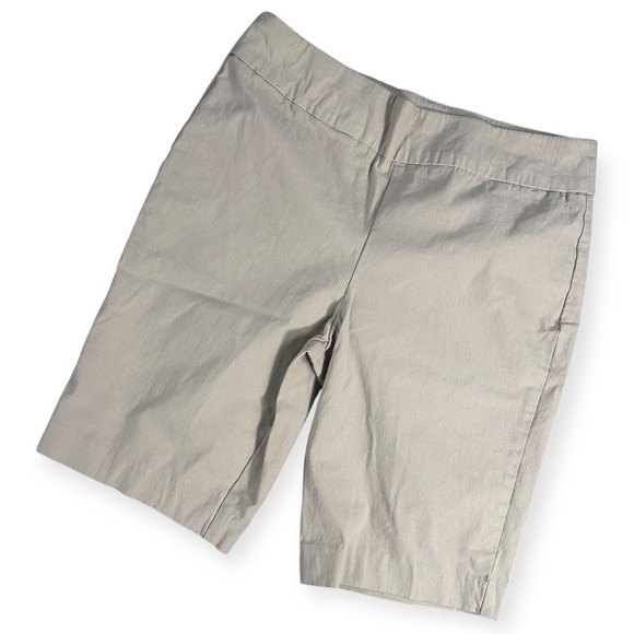 CHICO'S So Slimming Shorts Tan Beige Size 0.5 Bermuda Style Women's - Picture 1 of 10